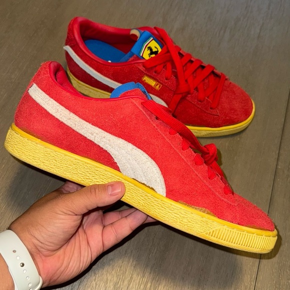 Puma Ferrari Suede X Jv Mens Style : 307999-01 size 10 (No Box) - Picture 3 of 7